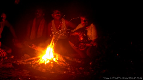 Campfire in Nagalapuram Trek